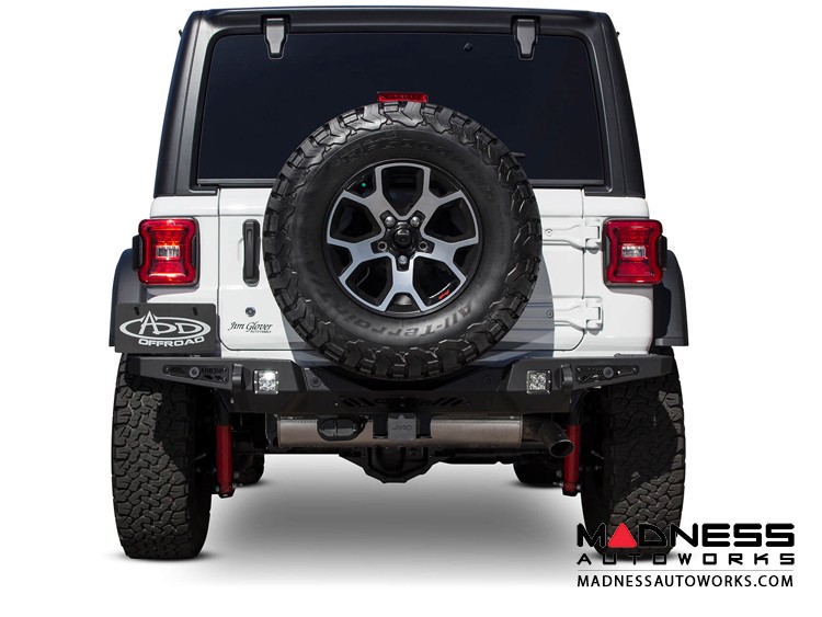 Jeep Wrangler JL Rear Bumper w/ Backup Sensors Stealth Fighter